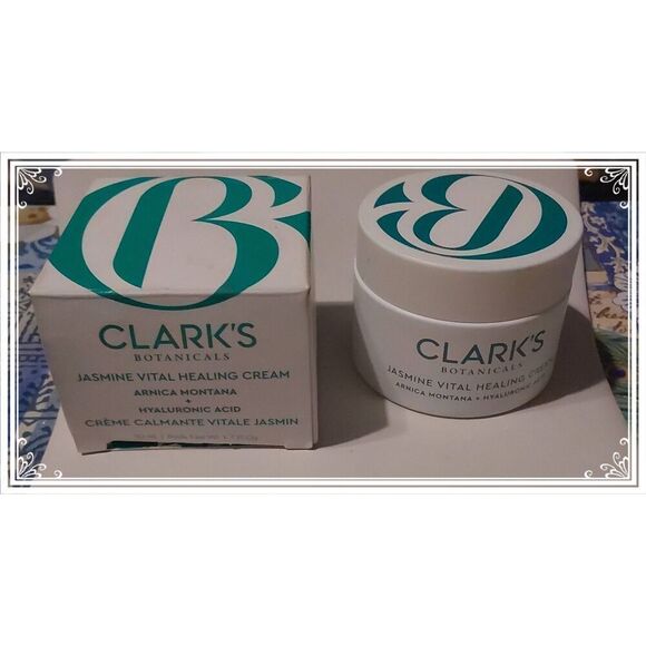 BNIB~Clark's Botanicals Jasmine Vital Healing Cream~1.7 fl. oz.~$125 Value